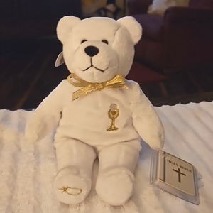 THE ORIGINAL HOLY BEARS TEDDY BEAR 2001 SACRAMENT SERIES COMMUNION